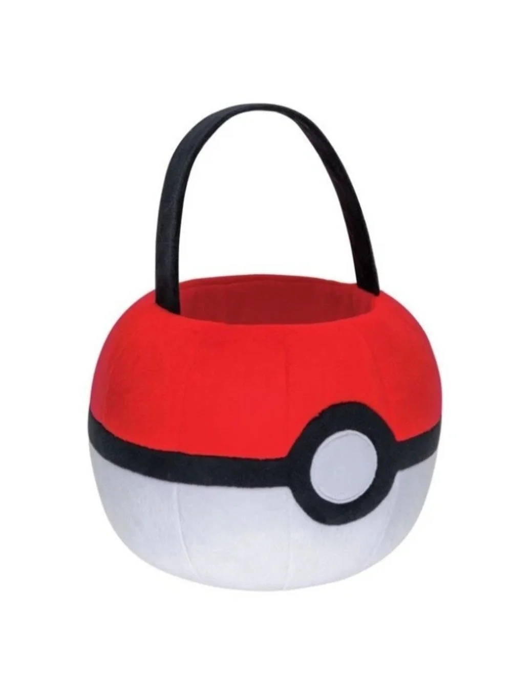 Pokemon Plush Red and White Poké Ball Halloween Spring Trick-or-Treat Basket